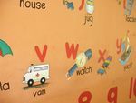 Foto: 008f - ABC Wand Neubau Kindergarten - Link öffnet Foto in Originalgrösse